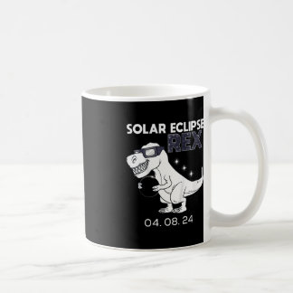 Kids Solar Eclipse T Rex 04.08.2024 Dino Fun Toddl Kaffeetasse