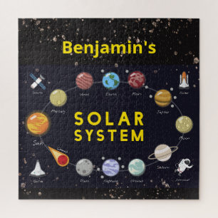 Kids Solar System Monogram Milky Way Planets Fun Puzzle