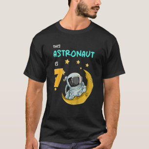 Kids Space Galaxy Astronaut Universe Planet Birthd T-Shirt