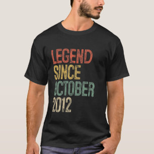 Kids Spaß Legende seit Oktober 2012 8. Geburtstag T-Shirt