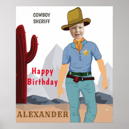 Kids Special Sheriff Cowboy Original ADD Foto Poster