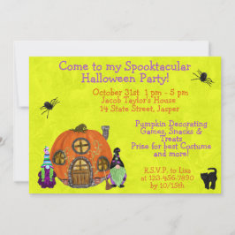Kids Spooktacular Gnomes Halloween-Party Einladung