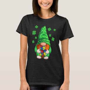 Kids St Patricks Day Autismus Aufklärung Gnomes Bo T-Shirt