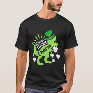 Kids St Patricks Day Mamas Glücksbringer-Dinosauri T-Shirt