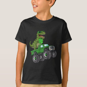 Kids St Patricks Day Rex Monster Truck to Rex T-Shirt