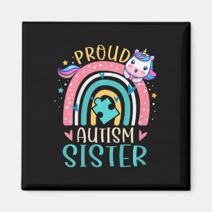 Kids Stolz Autismus Schwester Bewusstsein Niedlich Magnet