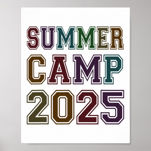 Kids Summer Camp 2025 Teacher Campsite Host Team S Poster (Vorne)