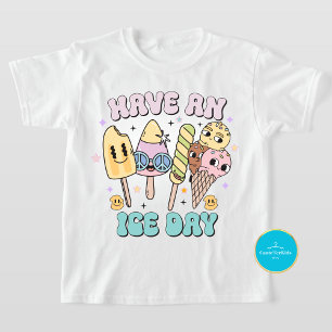 Kids Summer Shirt   T - Shirt an einem Eistag