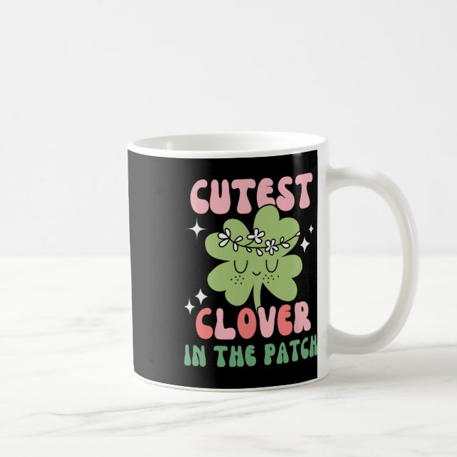 Kids süßester Klee im Patch Kleinkind Mädchen St P Kaffeetasse (Rechts)
