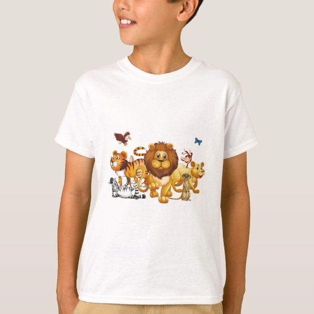 Kids T - Shirt Animal Friends (Vorderseite)