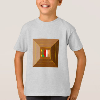 Kids T - Shirt Asche DESIGN CHOCOLAT CLOWN