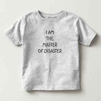 KID'S T-SHIRT-"ICH BIN DER "MASTER DES DESASTERS" KLEINKIND T-SHIRT