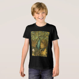 Kid's T - Shirt Pauw-met-kippen Theo-van-Hoytema