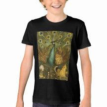 Kid's T - Shirt Pauw-met-kippen Theo-van-Hoytema