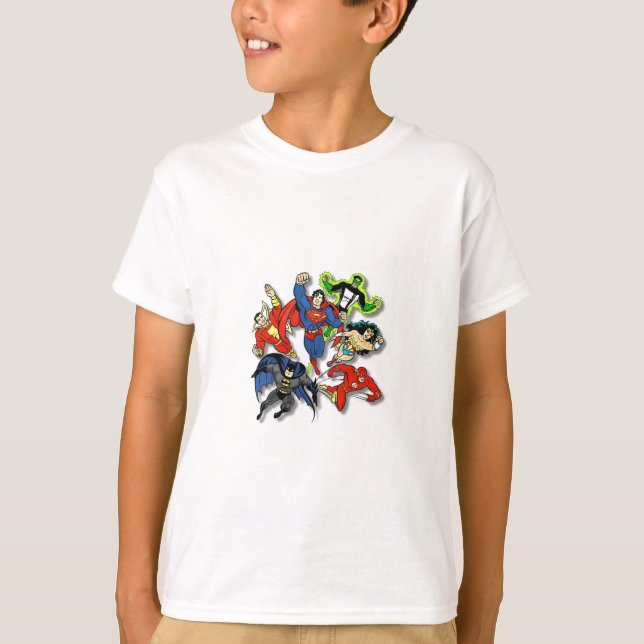 Kids-T - Shirt - Super-Helden (Vorderseite)