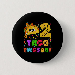 Kids Taco Twosday - Dos Kindergeburtstag 2 J Button
