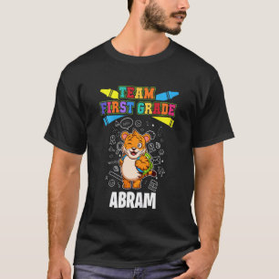 Kids Team Erste Klasse Abram Personalisiert T-Shirt