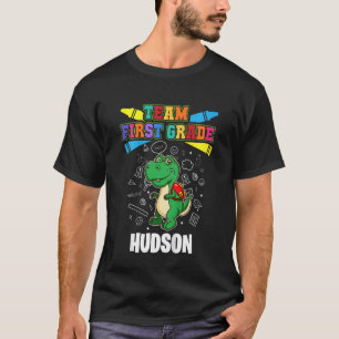 Kids Team Erste Klasse Hudson Personalisiert T-Shirt
