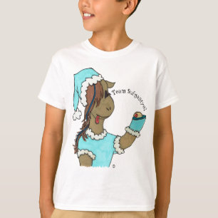 Kid's "Team Sufganiyot" Kayla Horse T - Shirt