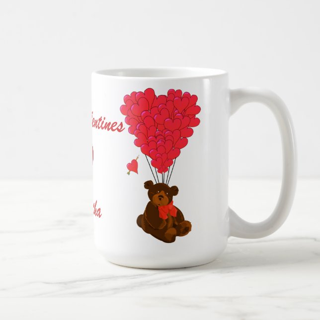 Kids teddy bear Valentines Tasse (Rechts)