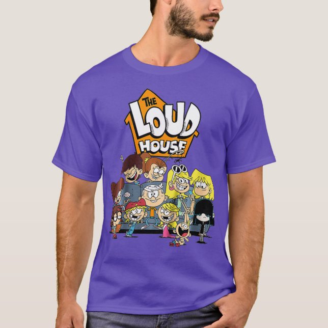 Kids The Loud House Loud Siblings on Couch T-Shirt (Vorderseite)