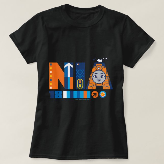 Kids Thomas & Friends - Nia Premium T-Shirt (Design vorne)