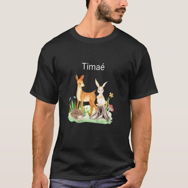 Kids Tierhasen Igel Timaé T-Shirt (Vorderseite)