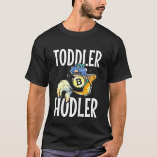 Kids Toddler Hodler Bitcoin Mermaid with Sunglasse T-Shirt