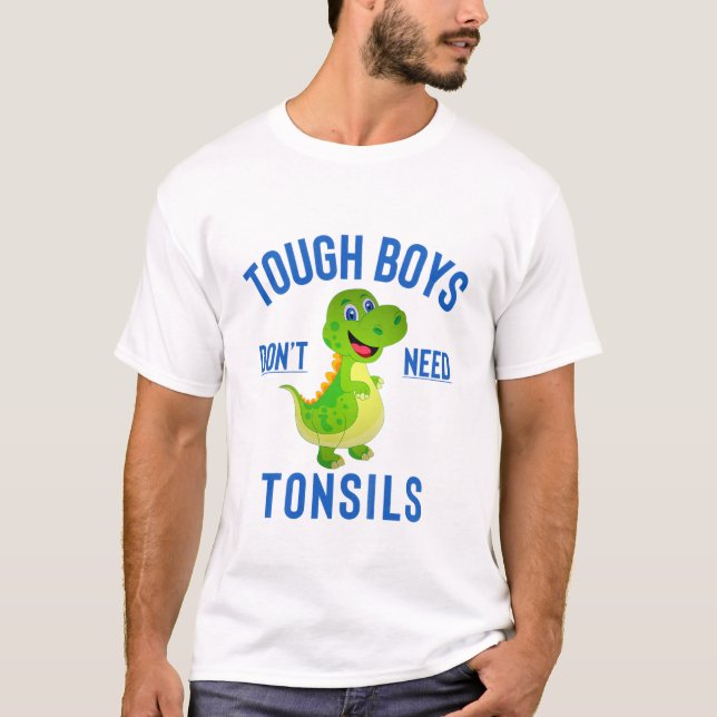 Kids Tonsift Geschenk für Jungen - Tonsillectomy R T-Shirt (Vorderseite)
