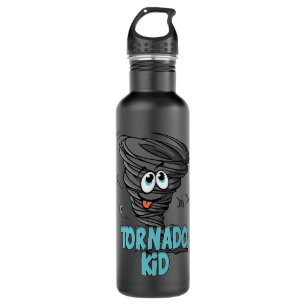 Kids Tornado Kid Weather Meteorologe Storm Chasi Edelstahlflasche