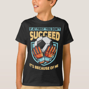 Kids Torwart Verteidiger Torhüter Fußball Torwart T-Shirt