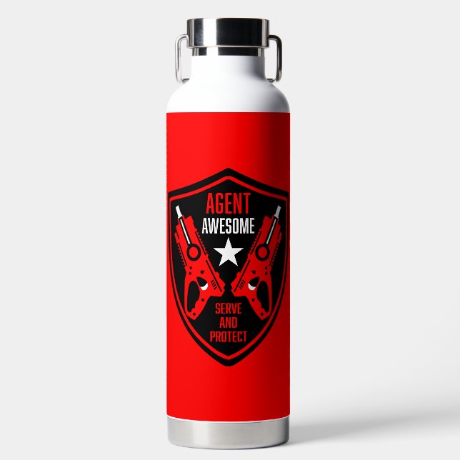 Kids Toy Dart Gun Battle Trinkflasche (Vorderseite)