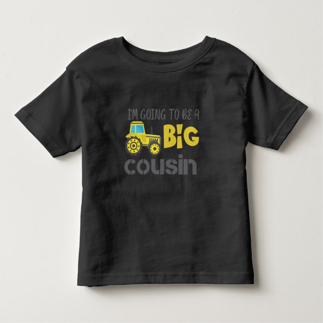 Kids Tractor Big Cousin Bauer Kleinkind T-shirt (Vorderseite)