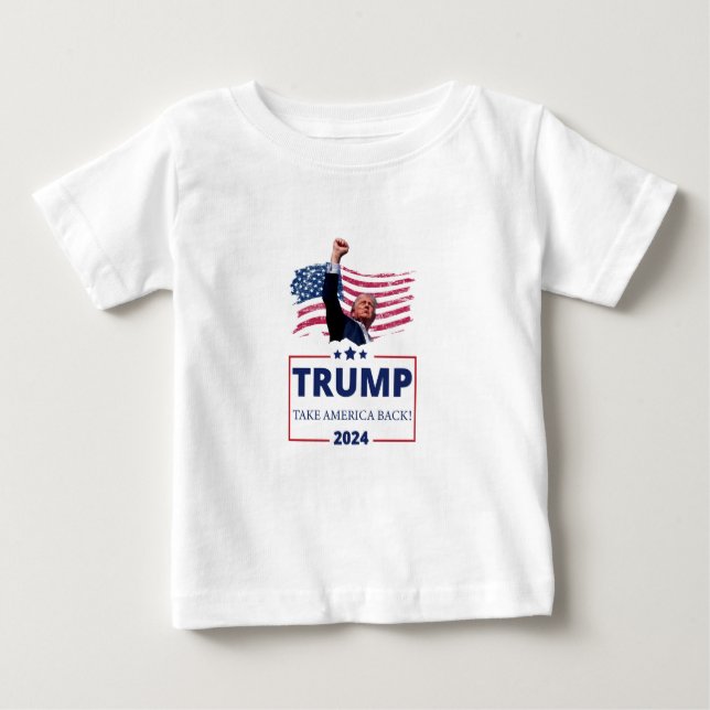 Kids Trump 2024 "Take America Back"-T - Shirt (Vorderseite)