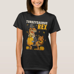 Kids Turkeysaurus Rex Dab Turkey Dino Kleinkind Bo T-Shirt
