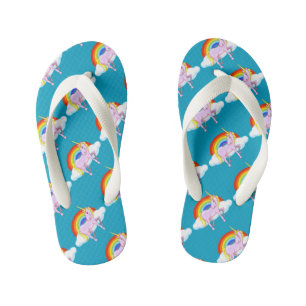 Kids Unicorn Flip Flops