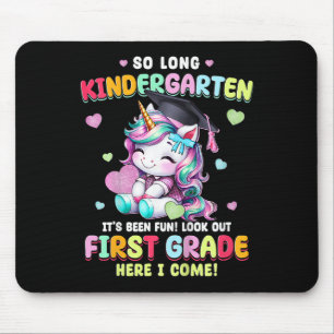 Kids Unicorn so langen Kindergarten Abschluss letz Mousepad