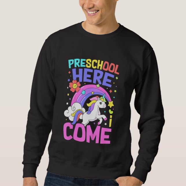Kids Unicorn  Teacher Students Pre School Back To  Sweatshirt (Vorderseite)