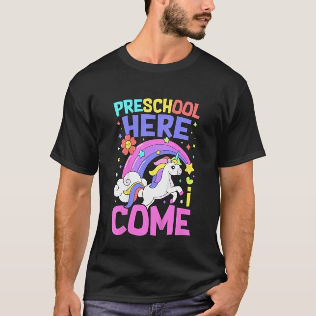 Kids Unicorn  Teacher Students Pre School Back To  T-Shirt (Vorderseite)