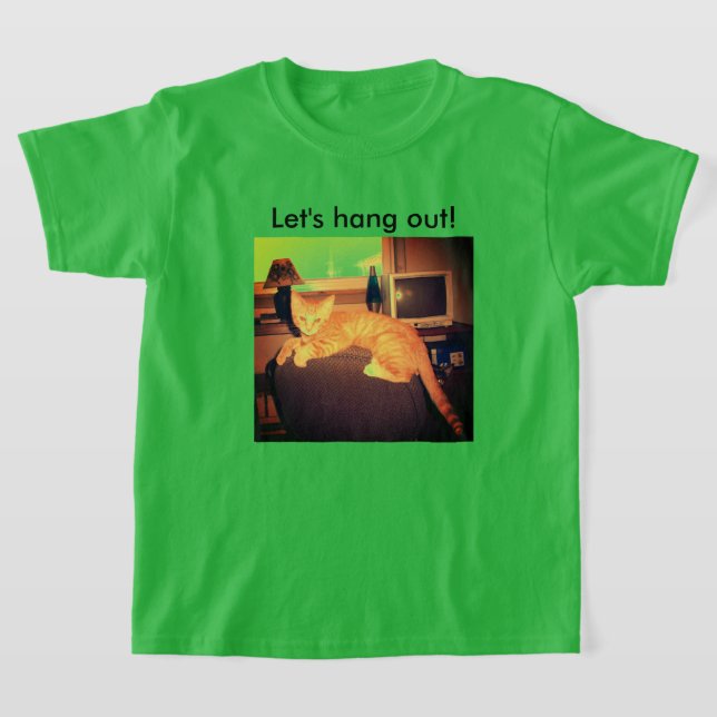 Kids Unisex Lass uns T - Shirt ausharren (Ablage )