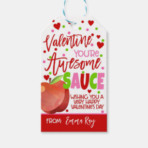Kids Valentine Favor Tag Geschenkanhänger