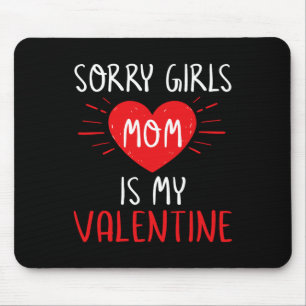 Kids Valentinstag Kleinkind Jungen Shirt Mami ist Mousepad