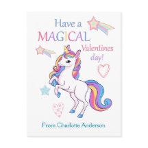 Kids Valentinstag Magical Unicorn
