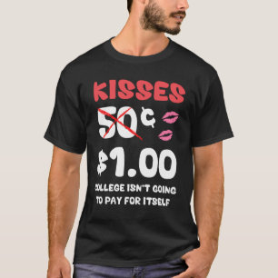 Kids Valentinstag Shirt für Jungen Funny Küss au