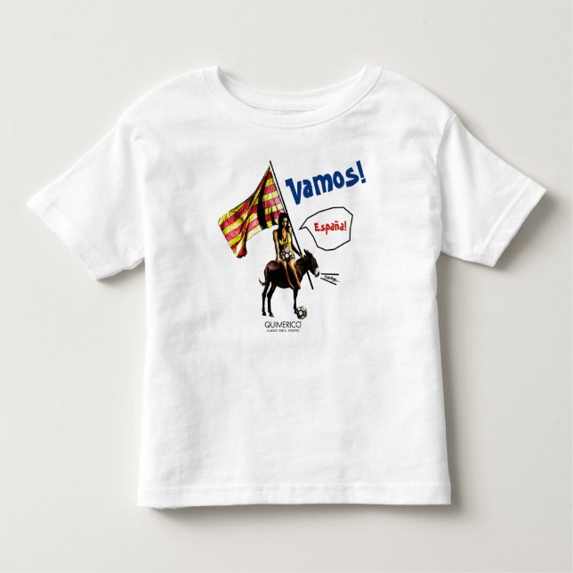 Kid's VAMOS!España! No.7 Kleinkind T-shirt (Vorderseite)