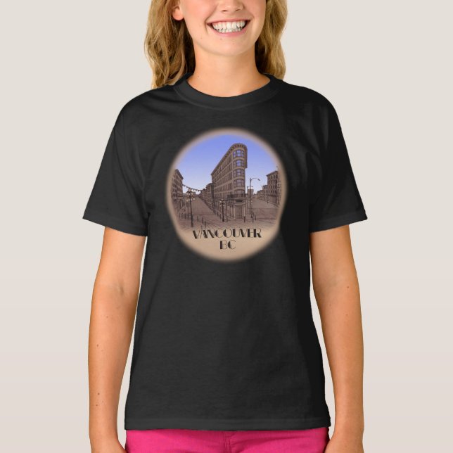 Kid's Vancouver Souvenir T - Shirt Bio Tee Shirt (Vorderseite)