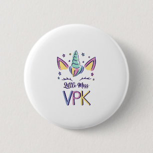 Kids VPK Mädchen Erster Tag Little Miss VPK T-Shir Button