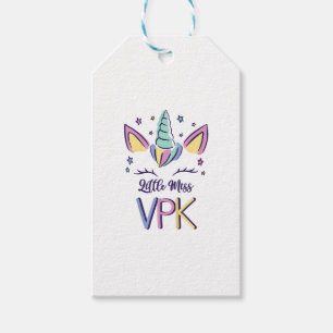 Kids VPK Mädchen Erster Tag Little Miss VPK T-Shir Geschenkanhänger