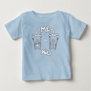 Kids vs Eltern Dynamik Witz Baby T-Shirt