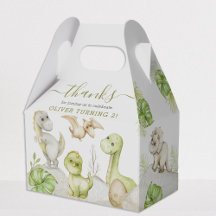 Kids Watercolor Dinosaur Birthday Party